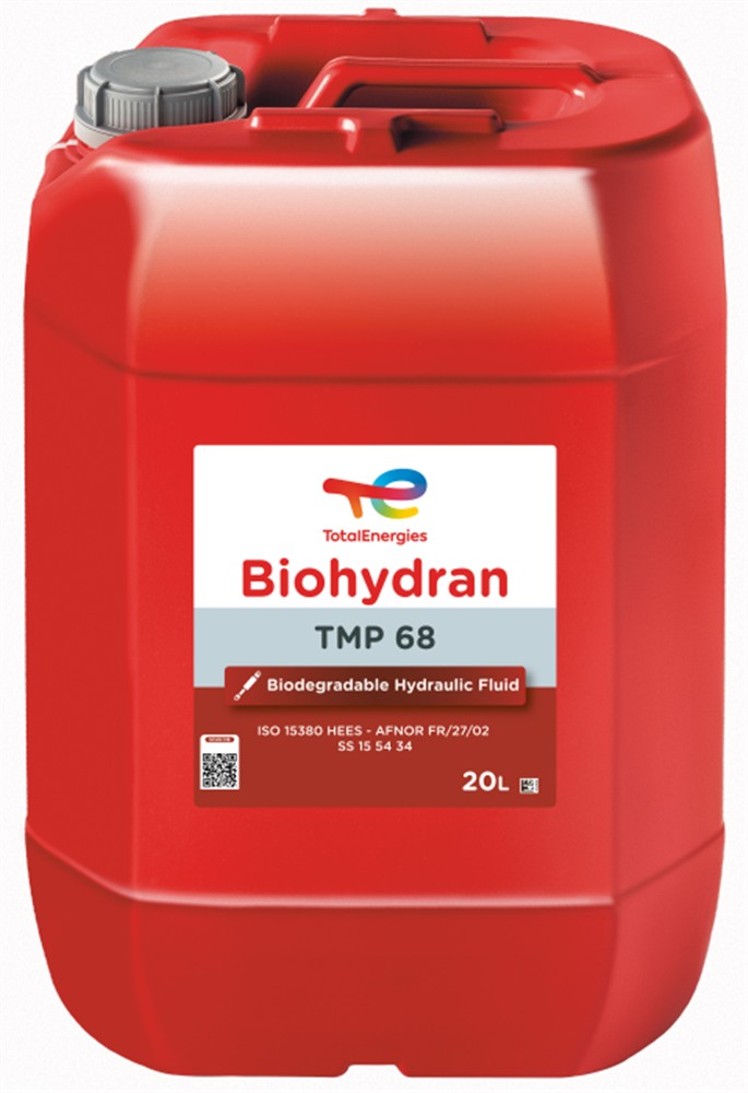 Total BIOHYDRAN TMP 68 - 20L - biologicky odbouratelný hydraulický olej ISO VG 68