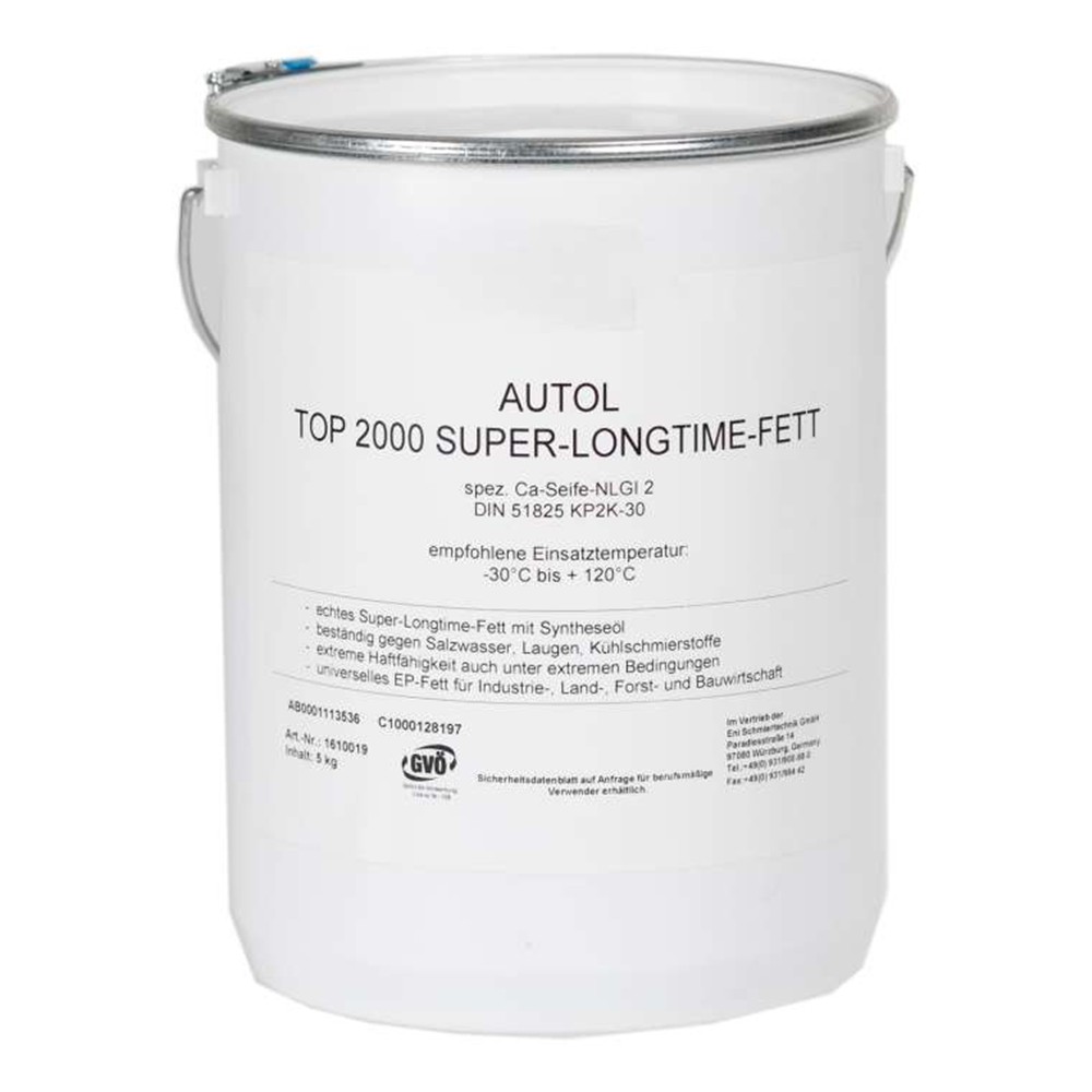  AUTOL TOP  2000  Super-Longtime-Fett  5Kg - plastické mazivo, vazelina
