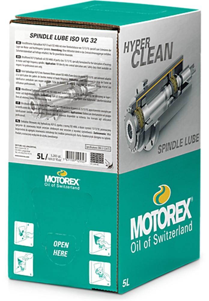 MOTOREX SPINDLE LUBE ISO VG 32 HYPER CLEAN 15/13/10 ISO 4406 - chlazení vřetena