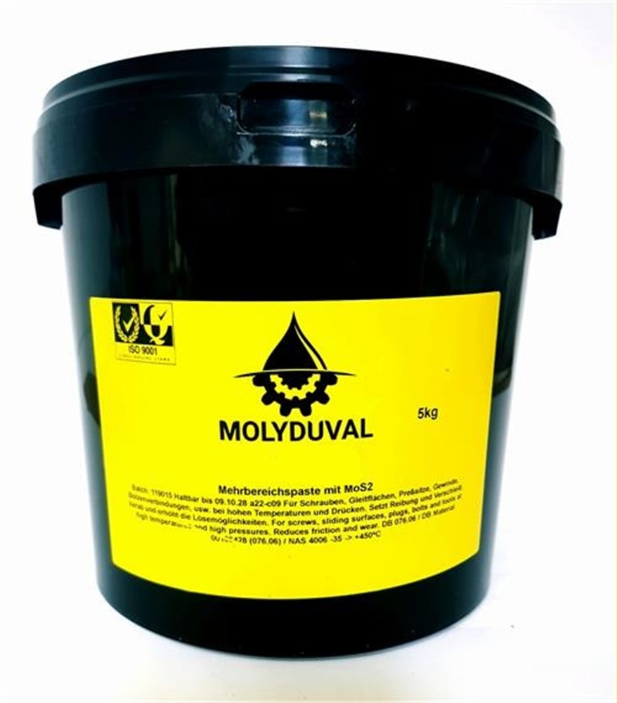 MOLYDUVAL Paste MZ - 18kg Montážní pasta s MoS2 pasta pro vysoké tlaky