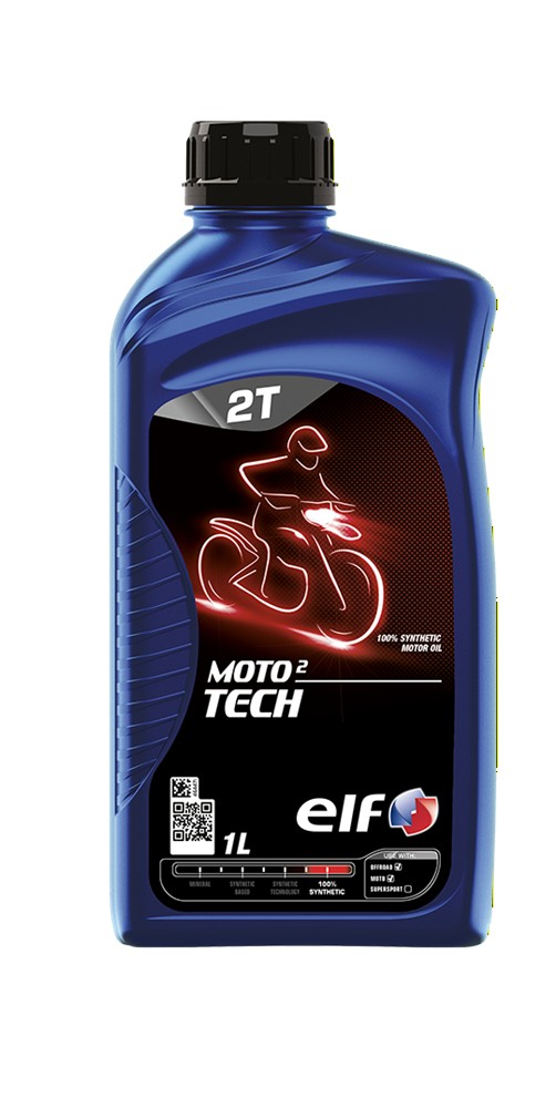 ELF Moto 2 TECH - 1L 100% syntetický olej pro 2 taktní motory