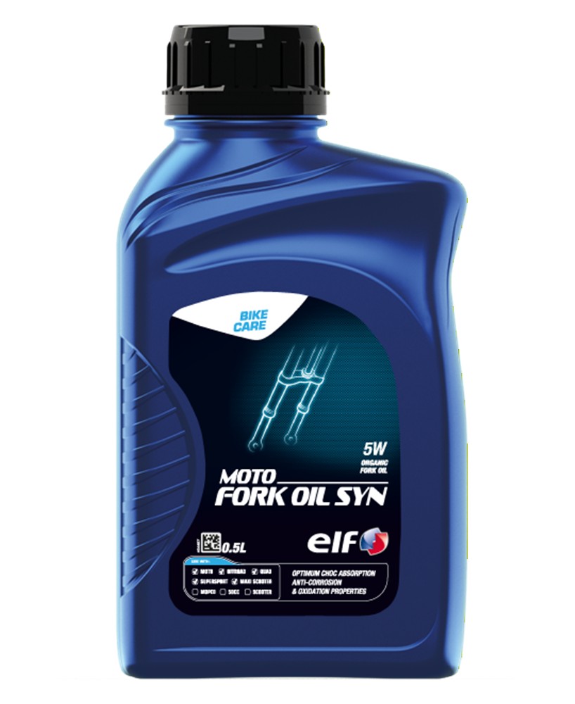 ELF Moto FORK OIL SYN 5W syntetický tlumičový olej 